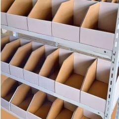 货架零件物料陈列库位盒子电商工厂仓库专用超硬分类整理纸箱定做